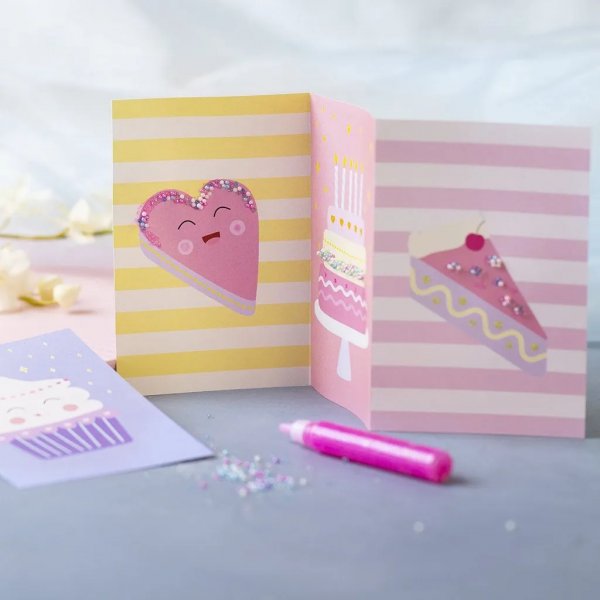 Mini DIY Kit Décoration, jaune pastel, violet pastel, rose pastel, Gâteaux Mini DIY Kit Décoration, jaune pastel, violet pastel, rose pastel, Gâteaux