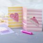 Mini DIY Kit Décoration, jaune pastel, violet pastel, rose pastel, Gâteaux
