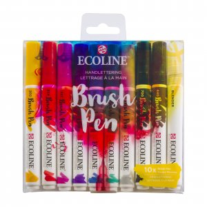 Ecoline Brush Pen 10-pack - Lettrage à la main Ecoline Brush Pen 10-pack - Lettrage à la main