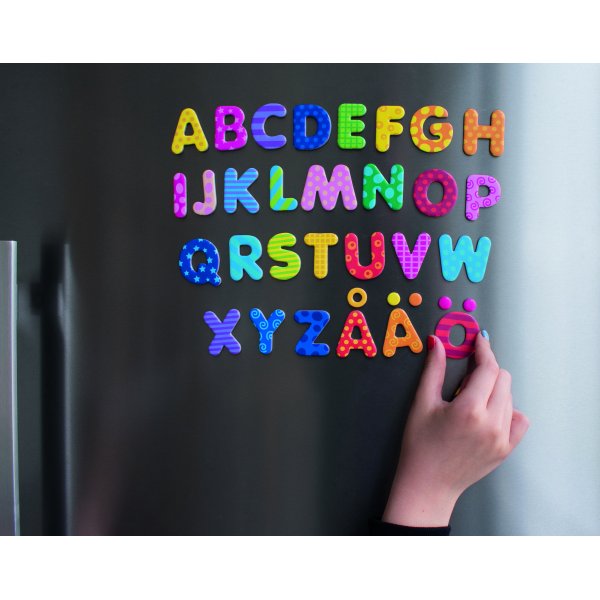 Lettres magn�tiques � motifs 60 pcs