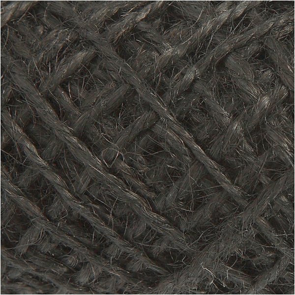 Chanvre naturel - noir - 30 m