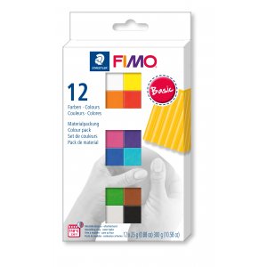 Modèle Fimo Soft Set 12x1/2 - Basique Modèle Fimo Soft Set 12x1/2 - Basique