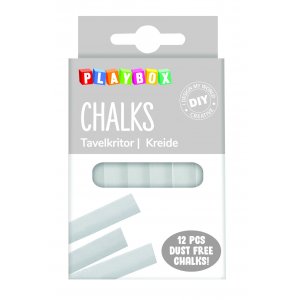 Craies blanches 12 pcs