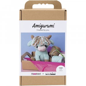 Kit DIY amigurumi vache beige et menthe - 1 paquet Kit DIY amigurumi vache beige et menthe - 1 paquet