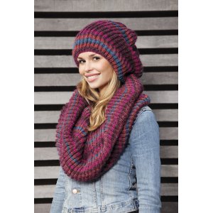 Patron tricot - Polo bonnet et écharpe tricoté verni Patron tricot - Polo bonnet et écharpe tricoté verni