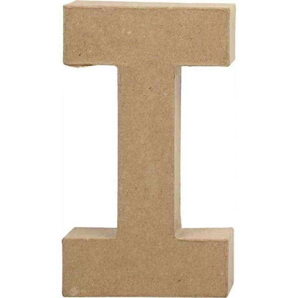 Lettre en carton - I - 6 cm