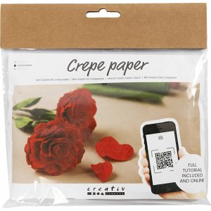 Mini Kit DIY Papier Crêpe - Roses Mini Kit DIY Papier Crêpe - Roses