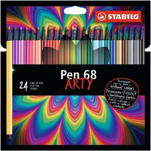 Feutres plume Pen 68 Arty - paquet de 24 Feutres plume Pen 68 Arty - paquet de 24