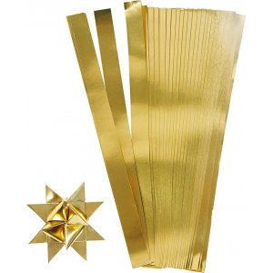 Bandes étoiles - or - Ø4,5 cm - 100 bandes Bandes étoiles - or - Ø4,5 cm - 100 bandes
