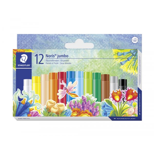 Pastel à l'huile Noris Jumbo 11mm - 12 crayons