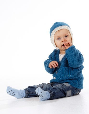 Patron tricot - Cardigan et bonnet