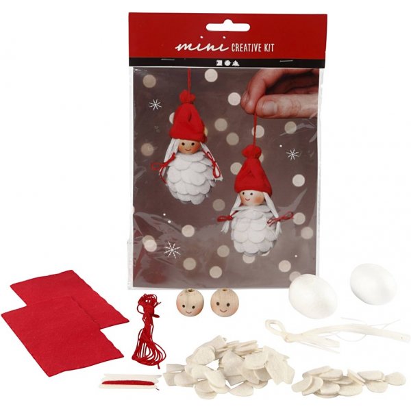 Mini kit de bricolage - Pères Noël Mini kit de bricolage - Pères Noël