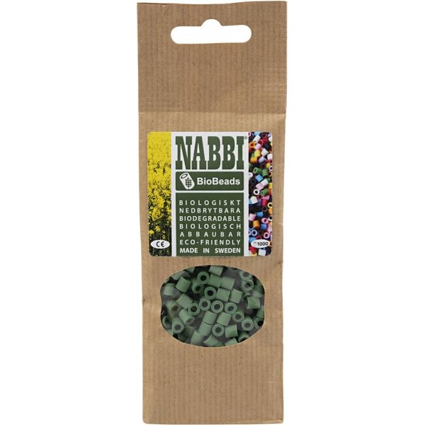 NABBI BioBeads - vert fonc - moyen - 1000 pcs