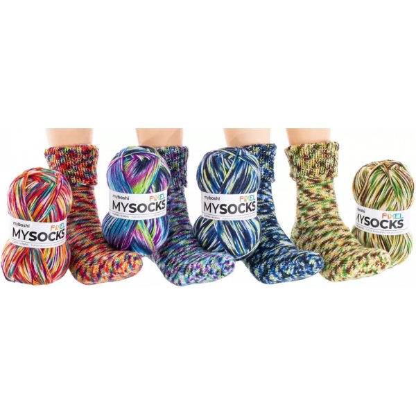 Myboshi Mysocks Pixel - 150 g Myboshi Mysocks Pixel - 150 g