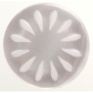 Bouton Rond 1 trou 11 mm 4pcs - Nacre Motif Floral Bouton Rond 1 trou 11 mm 4pcs - Nacre Motif Floral