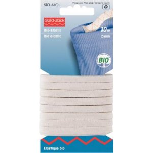 Bio Elastique 5 mm blanc naturel 10 m Bio Elastique 5 mm blanc naturel 10 m