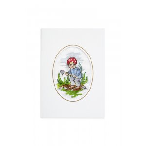 Cartes de kit de broderie - Aides dans le jardin 3-pack Cartes de kit de broderie - Aides dans le jardin 3-pack