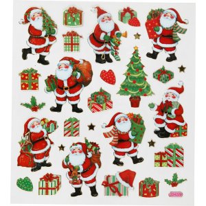 Autocollants - personnages classiques de Noël Autocollants - personnages classiques de Noël