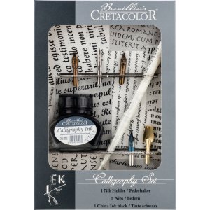 Set de calligraphie Cretacolor - Complet Set de calligraphie Cretacolor - Complet