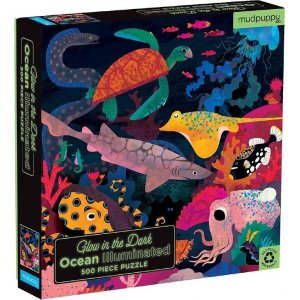 Puzzle familial Lumineux 500 pièces - Océan Puzzle familial Lumineux 500 pièces - Océan