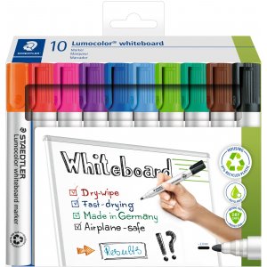 Lot de 10 marqueurs Lumocolor WB Lot de 10 marqueurs Lumocolor WB