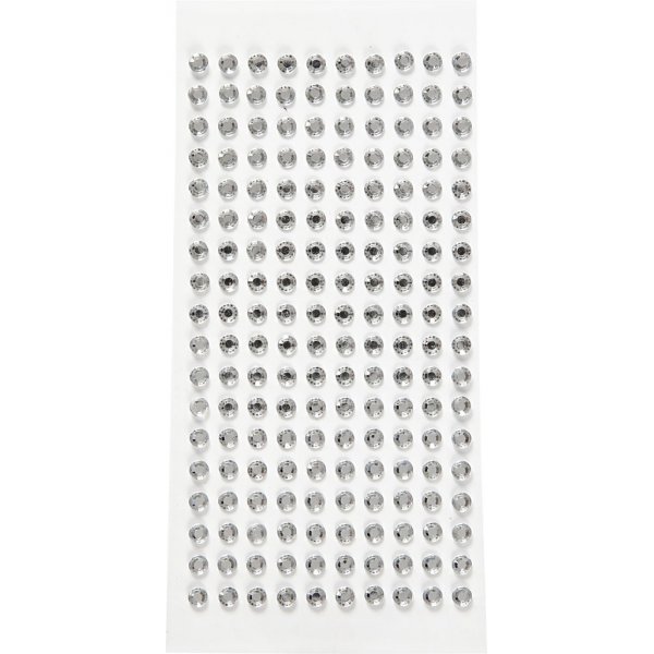 Strass - argent - 5 mm - 144 pcs