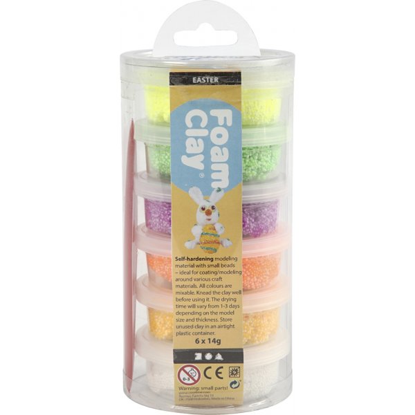 Foam Clay® - couleurs printanières 6 x 14 g Foam Clay® - couleurs printanières 6 x 14 g