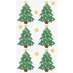 Mélange d'autocollants - Arbres de Noël 2 Mélange d'autocollants - Arbres de Noël 2