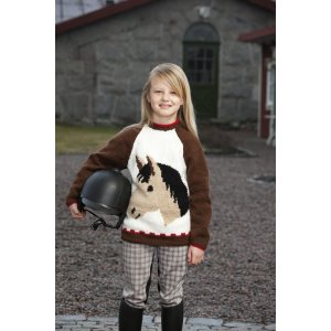 Patron tricot - Pull tête de cheval Patron tricot - Pull tête de cheval