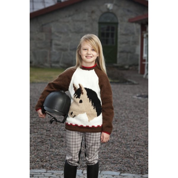 Patron tricot - Pull tte de cheval