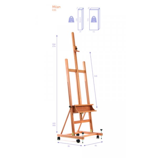Chevalet - Studio H-Frame N35 - Milan - KIT
