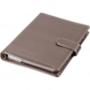 Calendrier avec reliure � anneaux - Gris