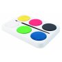 Palette avec rondelles de couleurs