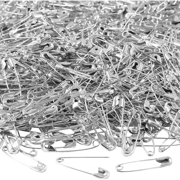 pingles de sret - argent - 500 pcs