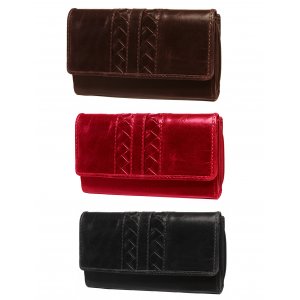 Portefeuille pour homme en cuir de vachette