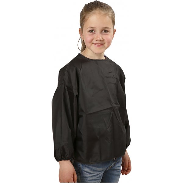 Tablier de peintre - noir - 4-6 ans