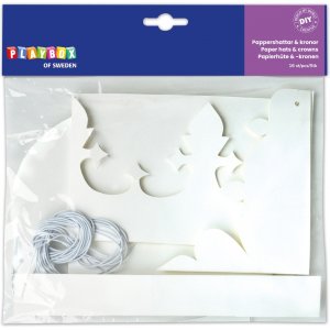 Chapeaux et couronnes en papier - 16 pcs Chapeaux et couronnes en papier - 16 pcs