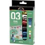 Peinture scolaire Acrylique - Mtallis - couleurs standards - mtallis - 6 x 20 ml