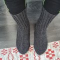 Image client Fil Black Sheep Ulrika 50g - Gris foncé (09)