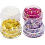 Argile paillete, couleurs mlanges 4x5 ml