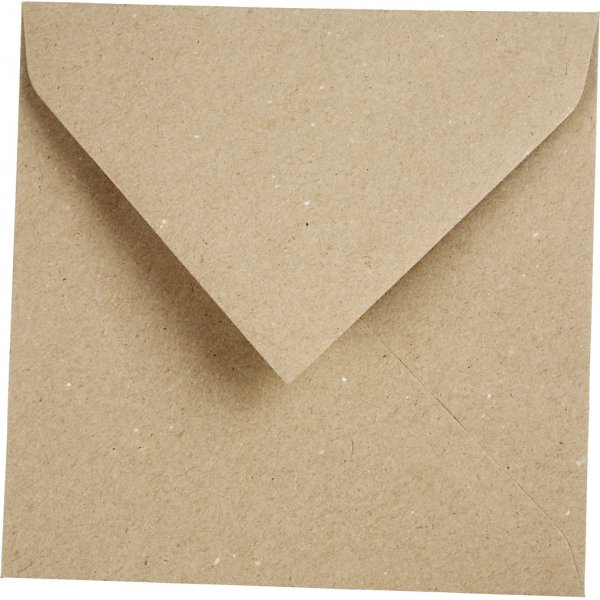 Enveloppe recyclée - naturel - 16 x 16 cm - 50 pcs Enveloppe recyclée - naturel - 16 x 16 cm - 50 pcs