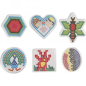 Assiettes perles - Ovale, coeur, hexagonal, cercle, carré, étoile - 7x7,5-10,5x9,5 cm - 6 pcs Assiettes perles - Ovale, coeur, hexagonal, cercle, carré, étoile - 7x7,5-10,5x9,5 cm - 6 pcs