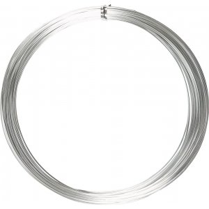 Fil d'aluminium - Ø1 mm - argent - 16 m Fil d'aluminium - Ø1 mm - argent - 16 m