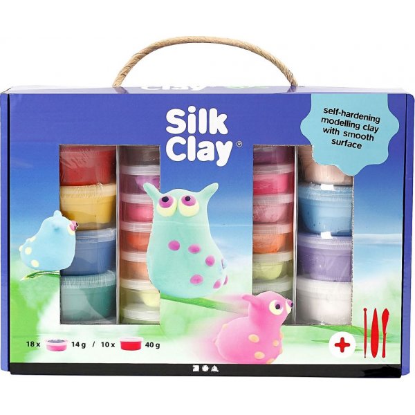 Coffret cadeau Silk Clay® - couleurs mélangées
