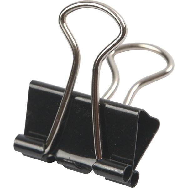 Clips - noirs - 19 mm - 40 pcs