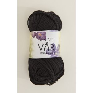 Fil Viking Printemps 50g - Noir (403) Fil Viking Printemps 50g - Noir (403)