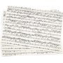 Carte avec impression - partitions - A4 - 10 feuilles