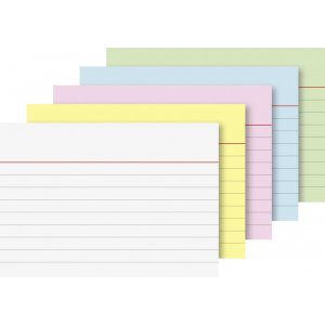 Cartes à écrire - A7 lignées x100 - set Cartes à écrire - A7 lignées x100 - set