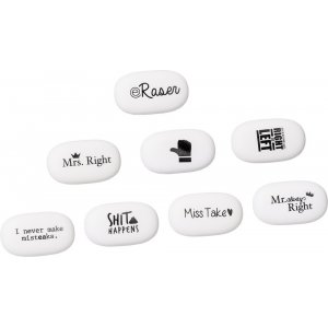 Gomme avec impression Gomme avec impression