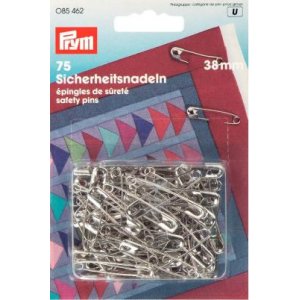 Épingles de sûreté Non. couleur argent 0,85x38 mm 75 pièces Épingles de sûreté Non. couleur argent 0,85x38 mm 75 pièces